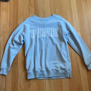 light blue crewneck from PINK